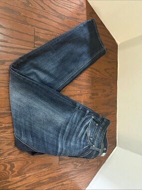 Depart West Straight Fit Men's Jeans in Dark Indigo Wash 33x32
